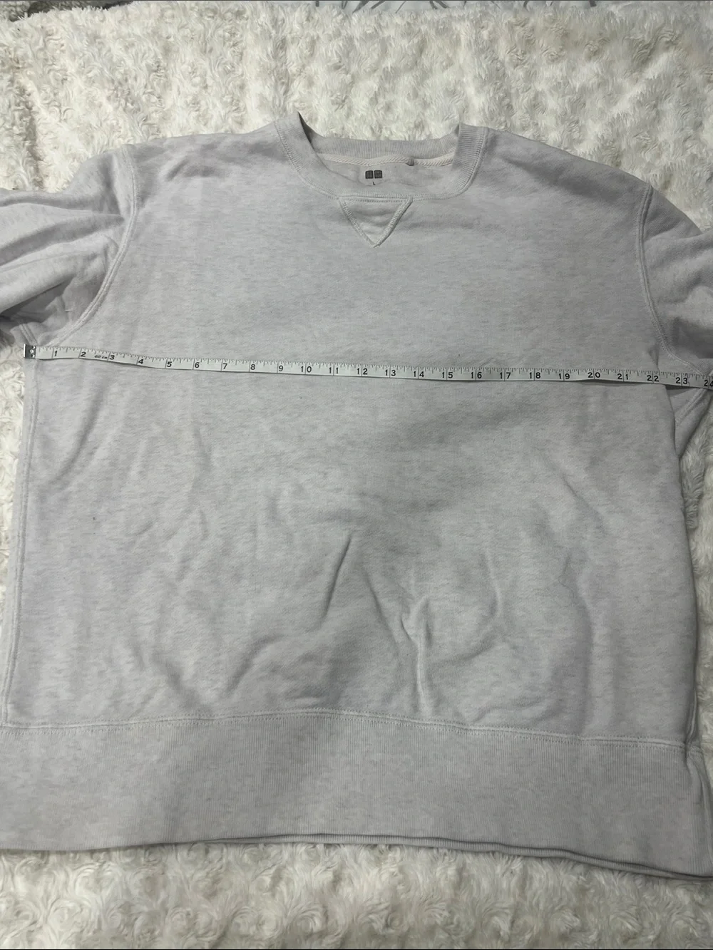 Uniqlo Men's Crewneck Sweatshirt Light Gray